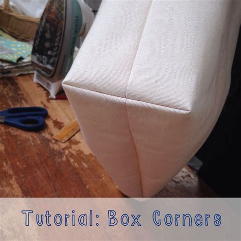 sewing corners on box cushions